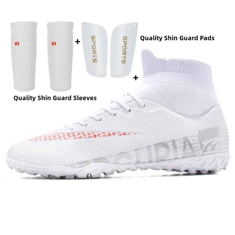 High-Top Football Youth, Men And Women Broken Nail Short Studs AG Long Nail TF Sports Training Shoes