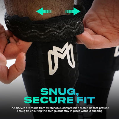 Mini Shin Guards Soccer – Built in Shin Pad Sleeves for Mens, Women, Teens