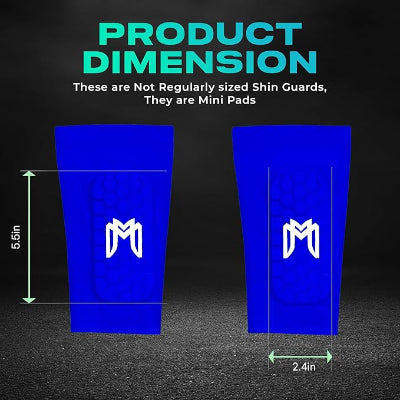 Mini Shin Guards Soccer – Built in Shin Pad Sleeves for Mens, Women, Teens