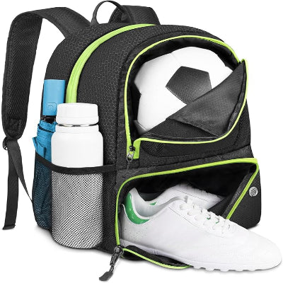 Soccer Backpack,Soccer Bag with Ball Holder, Water resistant Sport Equipment Bags