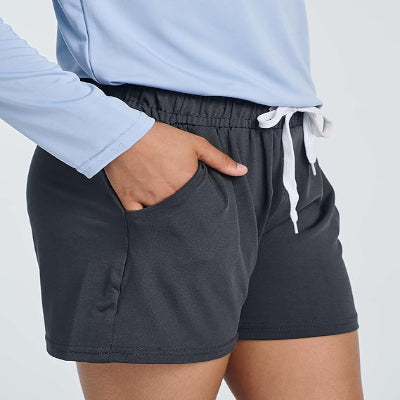 Girls Athletic Performance Dry-Fit Running Shorts with Drawstring & Pockets