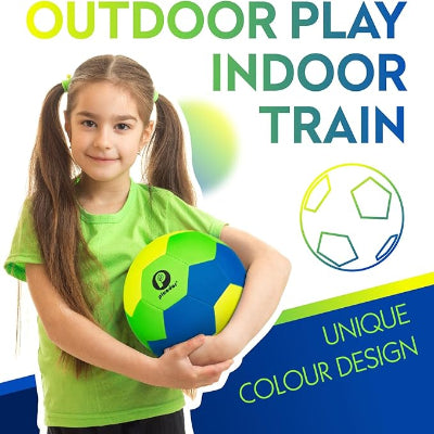 The House Ball, Soft and Safe Indoor Soccer Balls Size 4 for Inside Home Yard, Fun Kids Soccer Gifts for Girls Boys Indoor Play