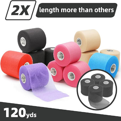 Athletic Foam Underwrap for Sports, Protect for Ankles Wrists-3