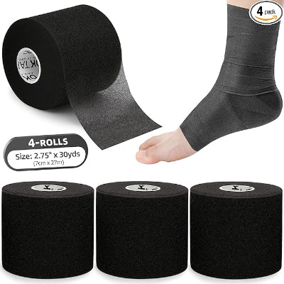 Athletic Foam Underwrap for Sports, Protect for Ankles Wrists-4