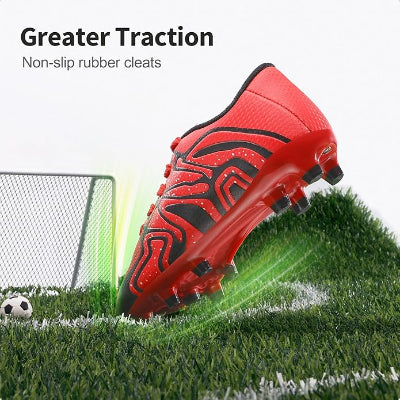 Boys Girls Soccer Cleats Youth Firm Groud Baseball Cleats Sport Athletic Outdoor Trainning Football Shoes-2
