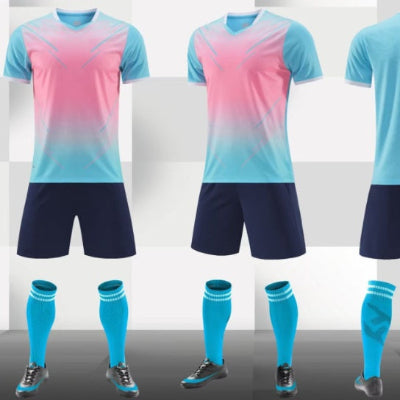 Gradient Short Sleeve Soccer Jersey-1