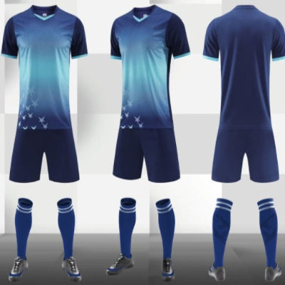 Gradient Short Sleeve Soccer Jersey-11