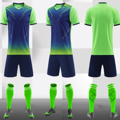 Gradient Short Sleeve Soccer Jersey-2