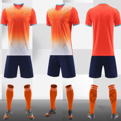 Gradient Short Sleeve Soccer Jersey-4