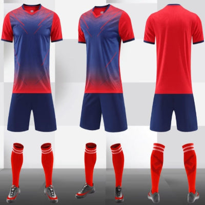 Gradient Short Sleeve Soccer Jersey-6