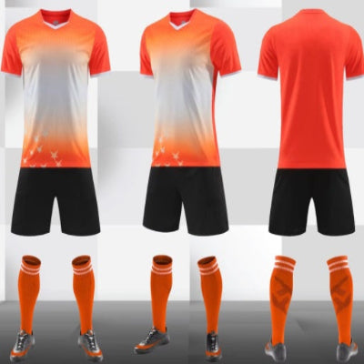 Gradient Short Sleeve Soccer Jersey-9