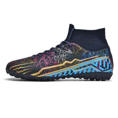 High-top Youth Spike Turf Soccer Shoes-11