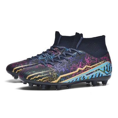 High-top Youth Spike Turf Soccer Shoes-3