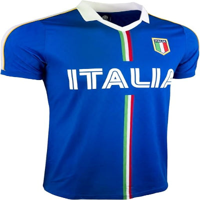 Men's Italy Short Sleeve Shirt, Italia Classic Performance Jersey-1