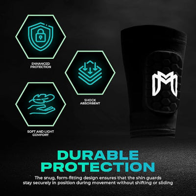 Mini Shin Guards Soccer – Built in Shin Pad Sleeves for Mens, Women, Teens-5