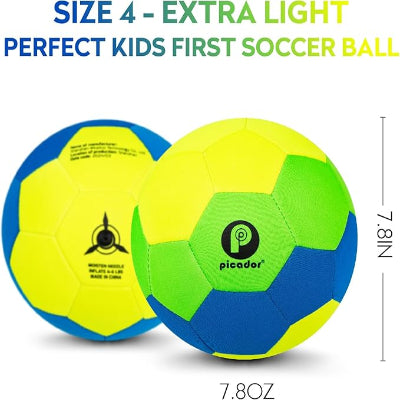 The House Ball, Soft and Safe Indoor Soccer Balls Size 4 for Inside Home Yard, Fun Kids Soccer Gifts for Girls Boys Indoor Play