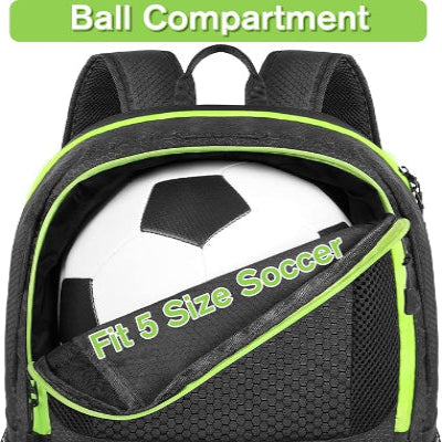 Soccer Backpack,Soccer Bag with Ball Holder, Water resistant Sport Equipment Bags-2