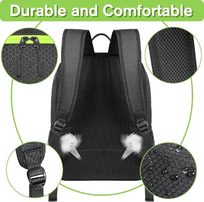 Soccer Backpack,Soccer Bag with Ball Holder, Water resistant Sport Equipment Bags-3