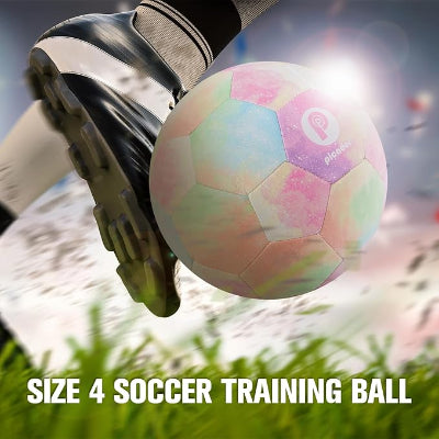 Soccer Ball, Kids Soccer Balls for Girls Boys Youth Children Training Backyard School Indoor Outdoor Ball with Pump Gift-3