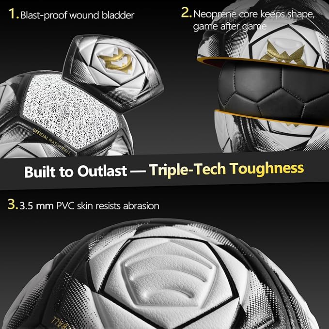 Soccer Ball Size 5, Matches and Training Soccer Ball-3