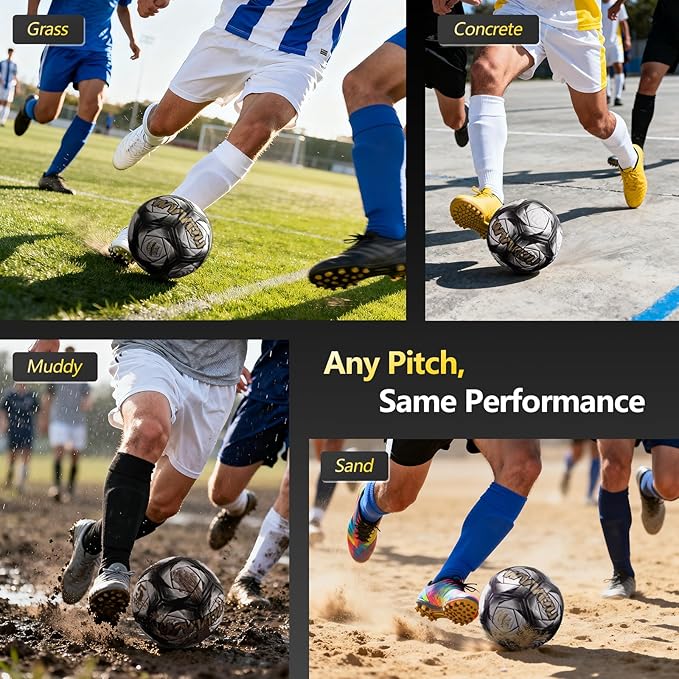 Soccer Ball Size 5, Matches and Training Soccer Ball-5