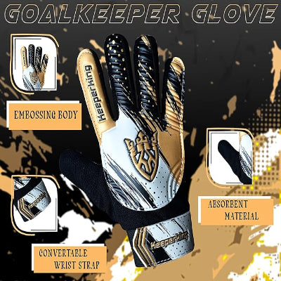 Soccer Goalie Gloves - Football Goalkeeper Gloves Kids, Boys, Youth-4
