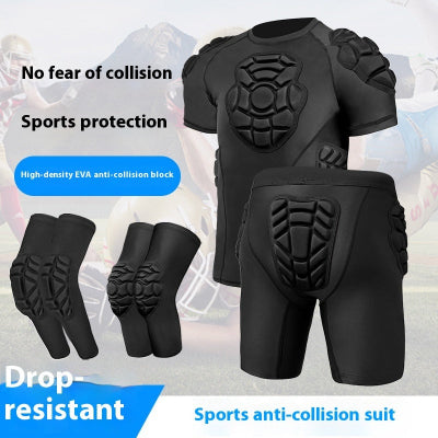 Sports Anti-collision Soccer Suit Set Competition Training-4