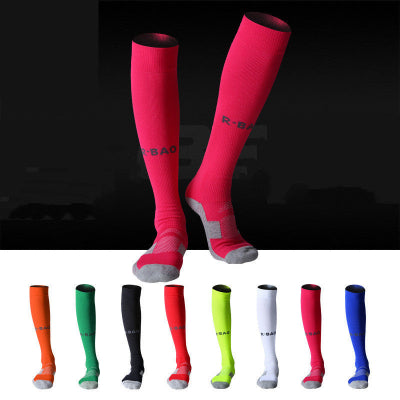 Towel Bottom Long Soccer Socks Ankle Support Protection Calf-2