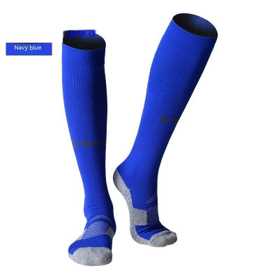 Towel Bottom Long Soccer Socks Ankle Support Protection Calf-5