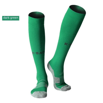 Towel Bottom Long Soccer Socks Ankle Support Protection Calf-6