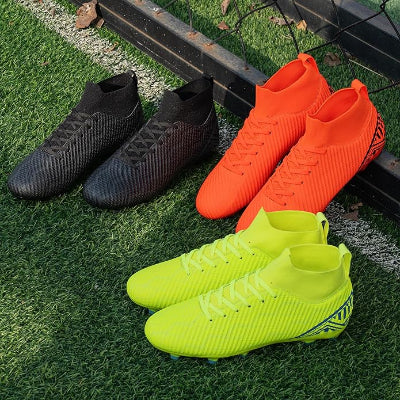 brooman Men Firm Ground Soccer Cleats Big Kids Youth Outdoor Football Shoes-4