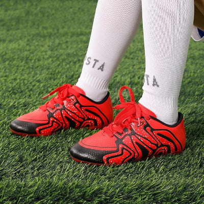 Boys Girls Soccer Cleats Youth Firm Groud Baseball Cleats Sport Athletic Outdoor Trainning Football Shoes